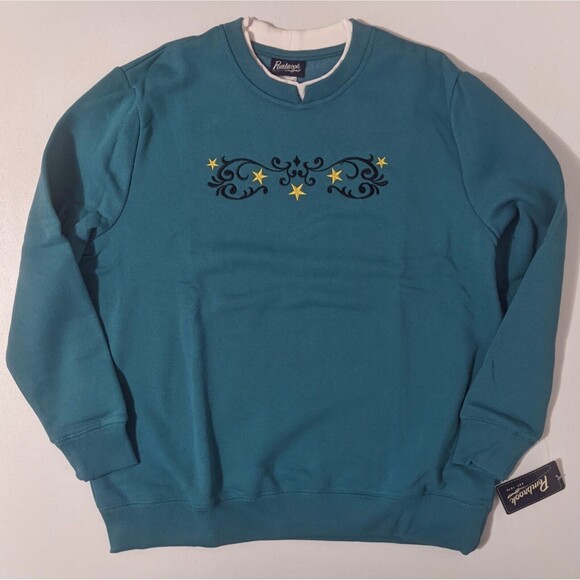 NWT Pembrook Fleece Sweatsuit Set S Small Pants Sweatshirt Crewneck Top Teal New - Picture 7 of 10